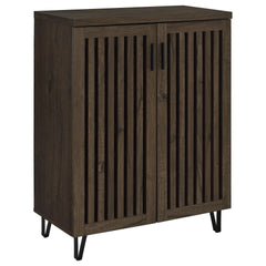 Clackamas Smoked Oak 2-door Storage Cabinet