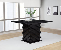 Giannis Contemporary Pedestal Counter-Height Dining Table