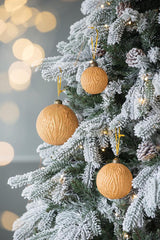 D3" Christmas Ball Ornaments, Glass Decorative Hanging Ball Christmas Tree Ornaments for Holiday Party Decorations, Set of 12