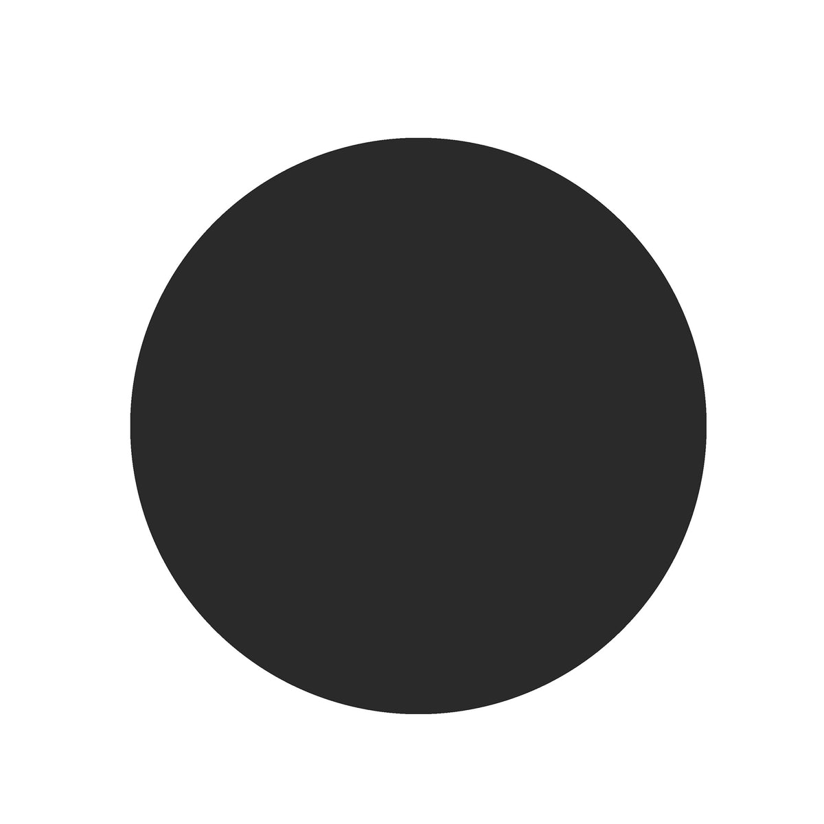 Black  Painting Tempered Glass Top 31.5 INCH Rouund Glass Table Top 3/10 INCH Thickness