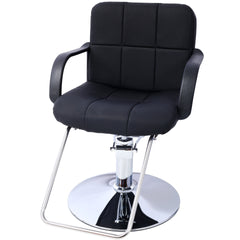 Hair Salon Chair Styling Heavy Duty Hydraulic Pump Barber Chair Beauty Shampoo Barbering Chair for Hair Stylist Women Man,with Barber Cape ,black