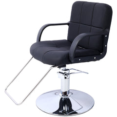 Hair Salon Chair Styling Heavy Duty Hydraulic Pump Barber Chair Beauty Shampoo Barbering Chair for Hair Stylist Women Man,with Barber Cape ,black