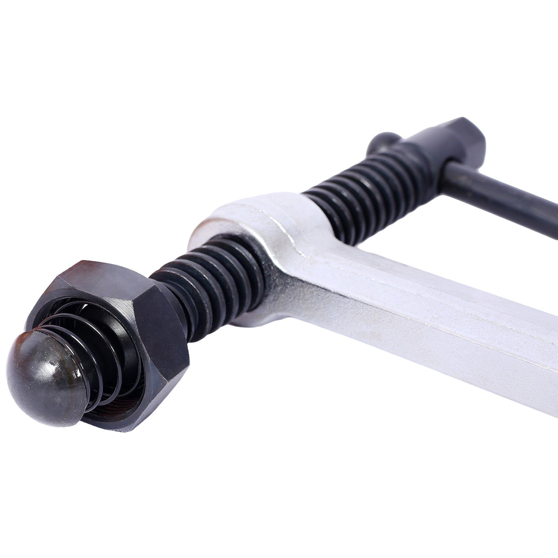 Heavy-Duty F-Clamp, Removable Swivel Pad, Deep Throat F Clamp 5-1/2", Heavy Duty Bar Clamp for Welding,12"x5 1/2"