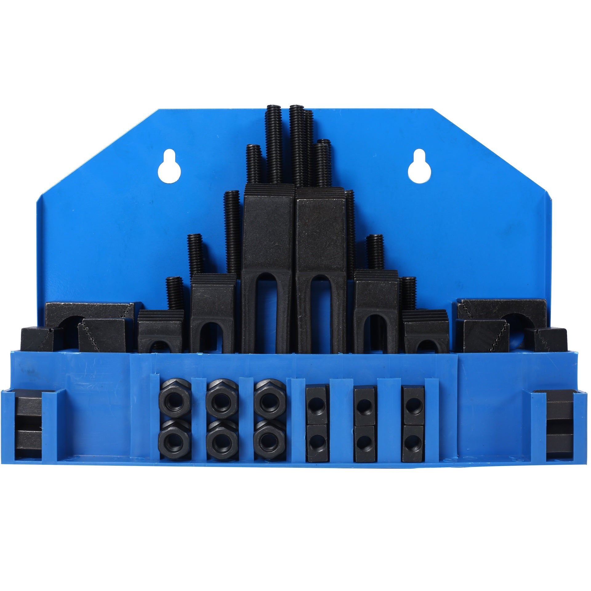 58Pc T-Slot Clamping Kit Mill Machinist Set (7/16 Table Slot 3/8-16 Stud Size)