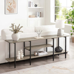 Console Table in Rustic Gray