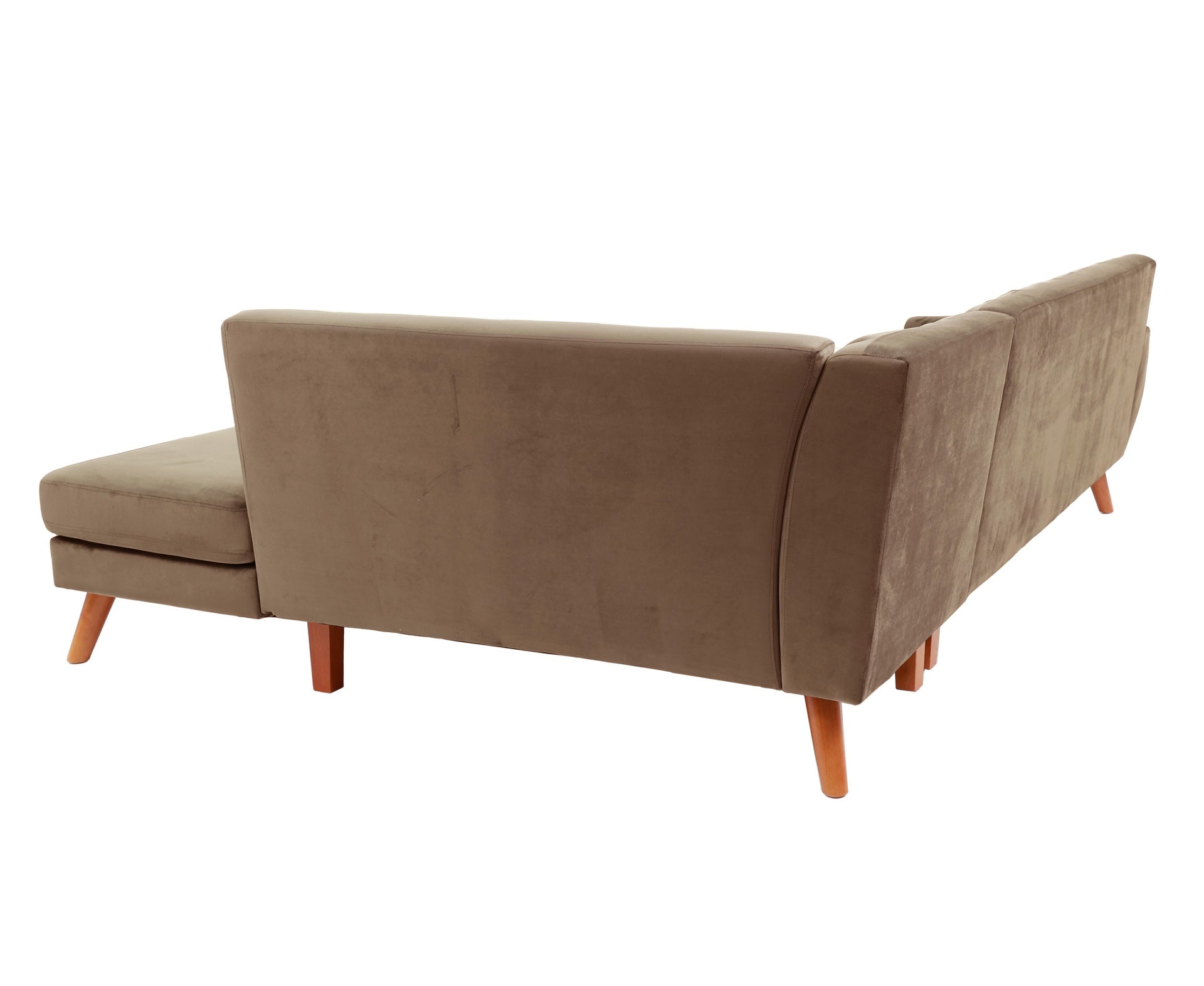 SECTIONAL - 2PC in Black Faux Leather