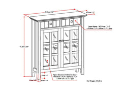 Acadian - Entryway Storage Cabinet - Light Golden Brown