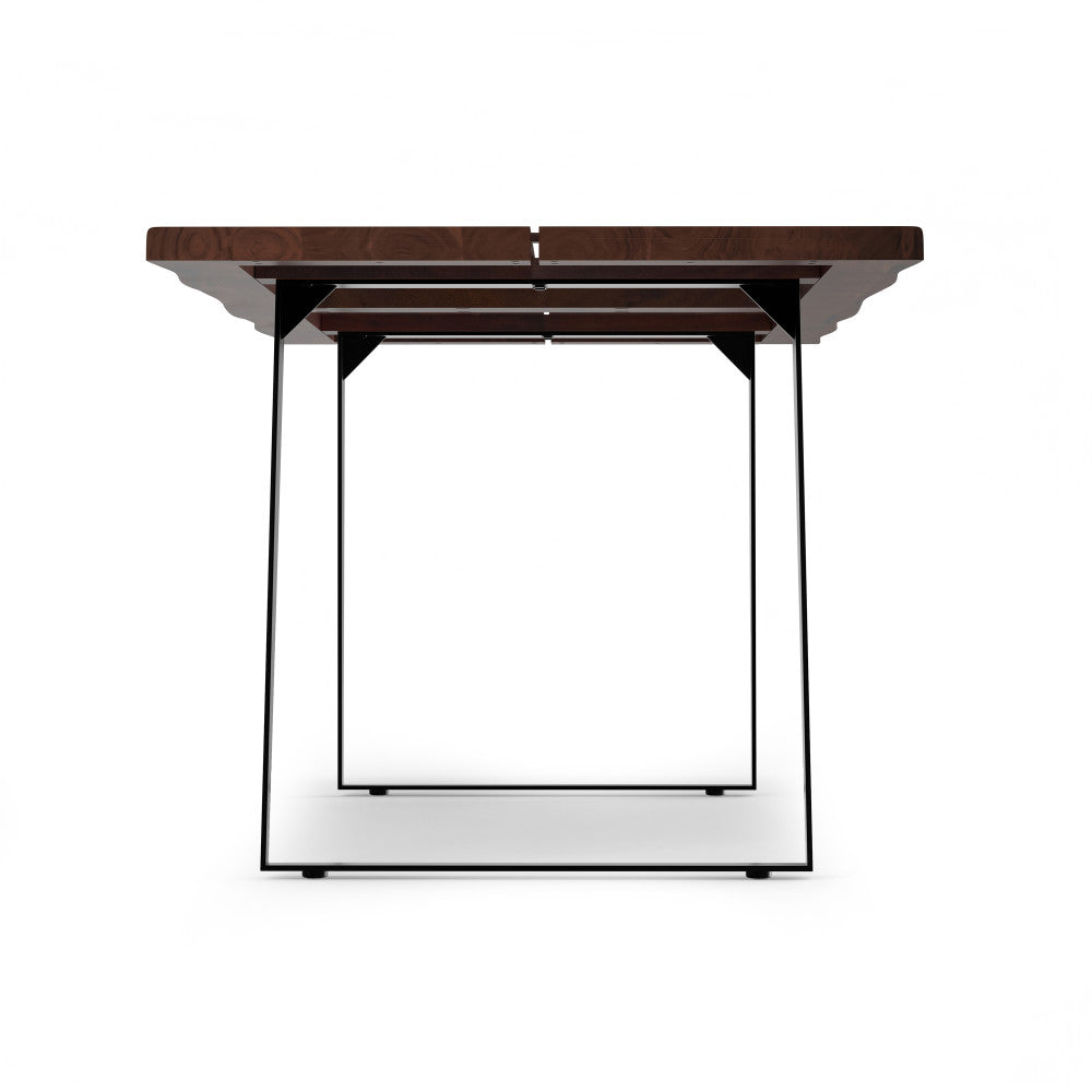 Delta Dining Table in Dark Walnut