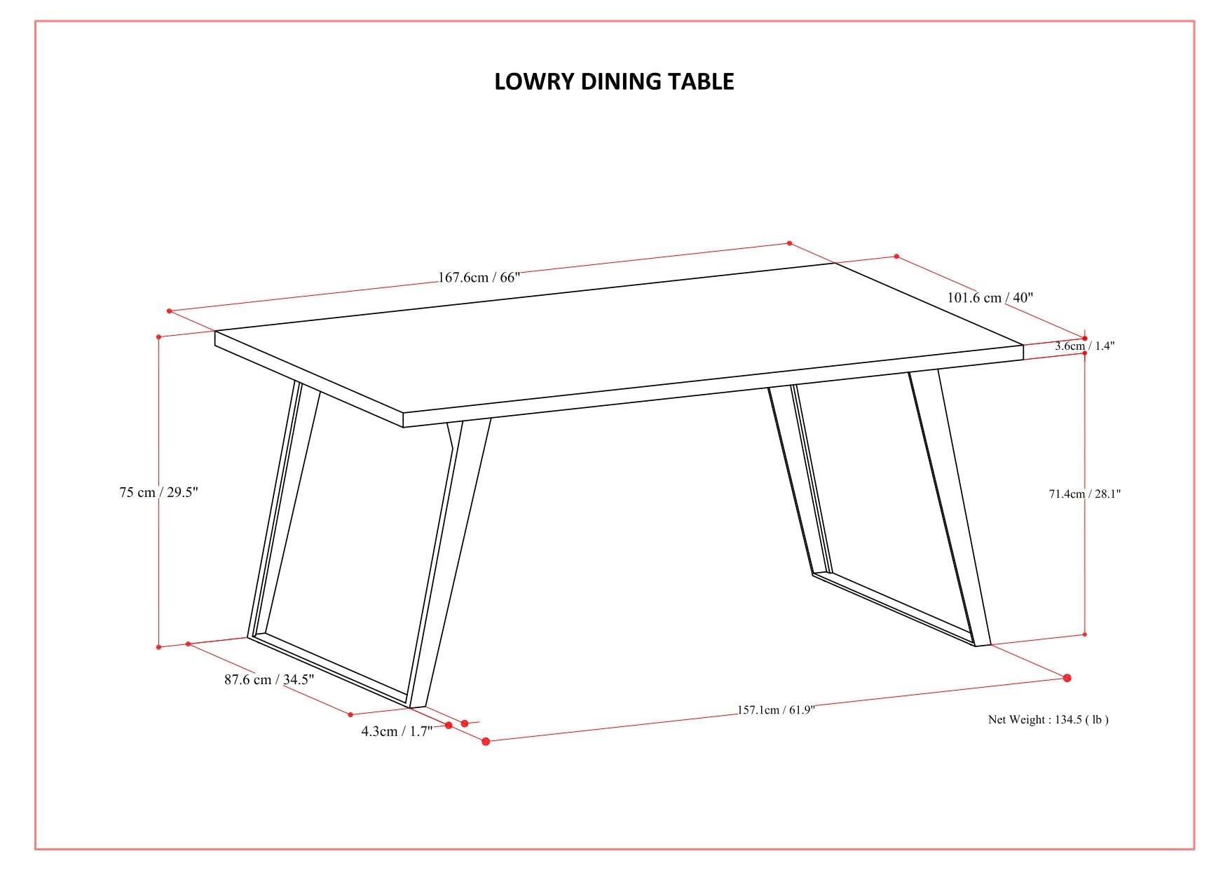 Lowry Dining Table