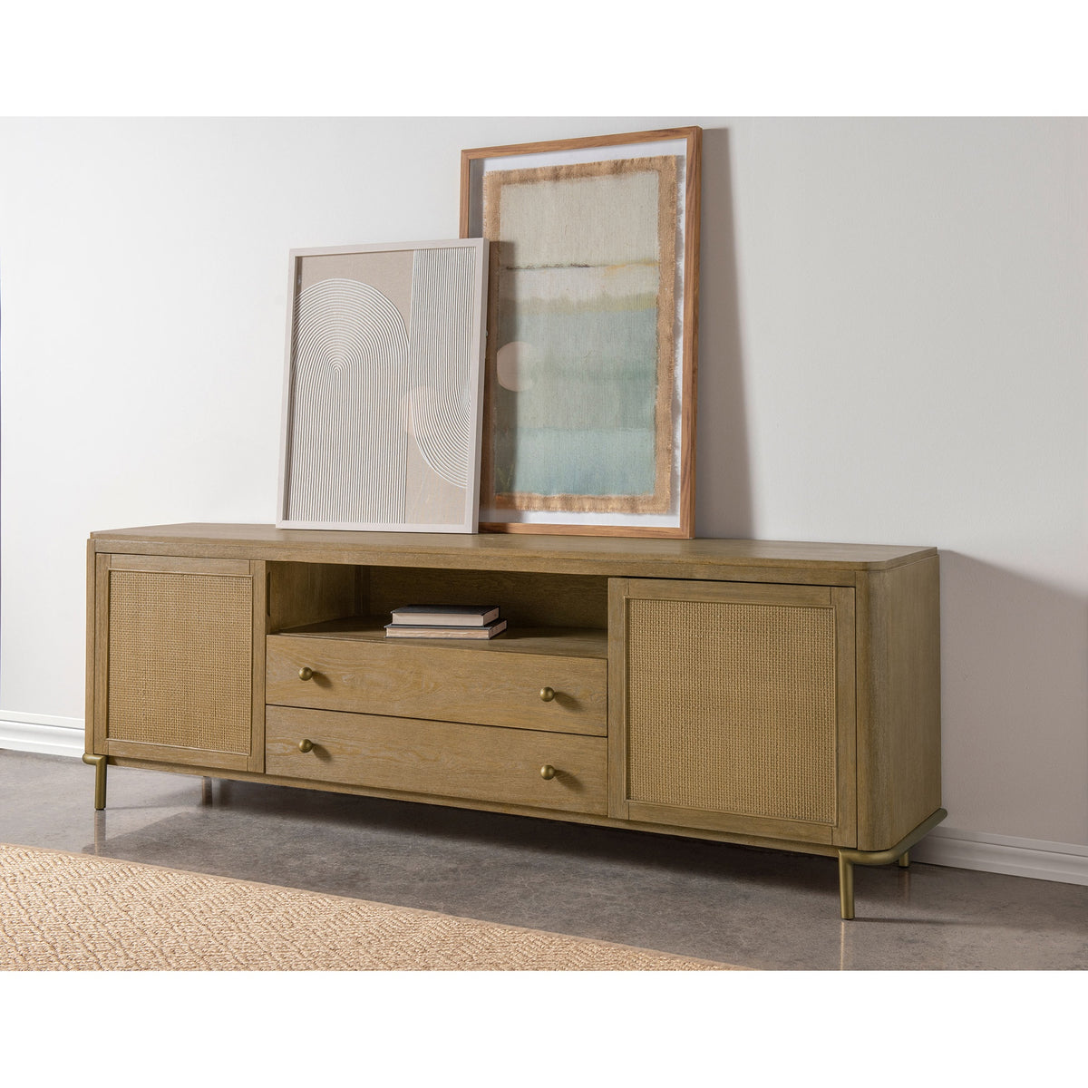Benson Sand Wash 2-door TV Stand