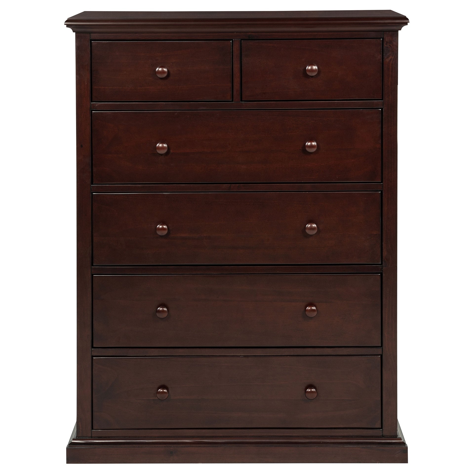 Anzio Cappuccino 6-drawer Bedroom Chest