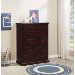 Anzio Cappuccino 6-drawer Bedroom Chest