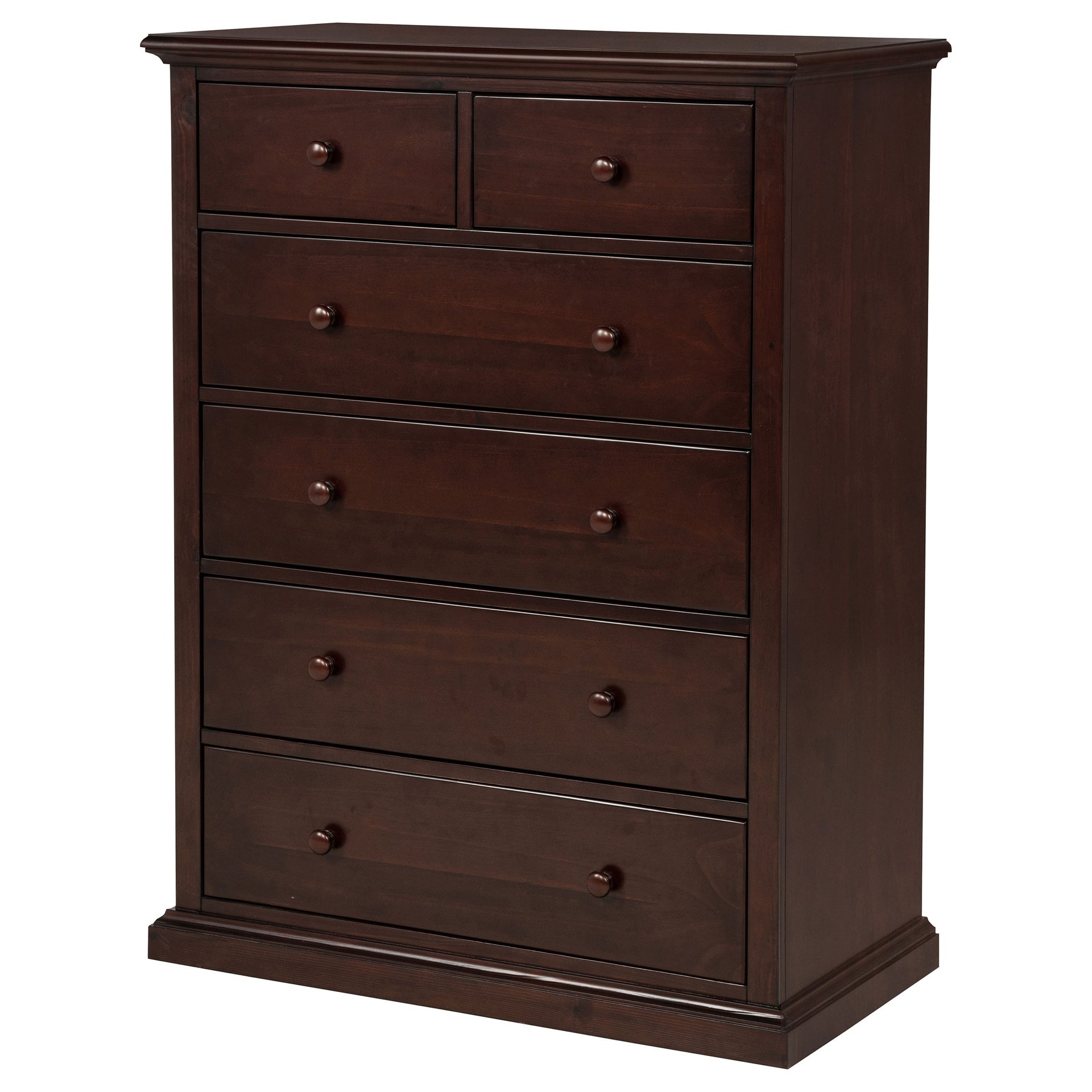 Anzio Cappuccino 6-drawer Bedroom Chest