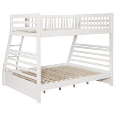 Newhall White 2-drawers Twin Over Full Bunk Bed