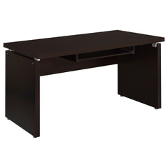 Ulloa Cappuccino L-Shape Desk with Mobile File Cabinet