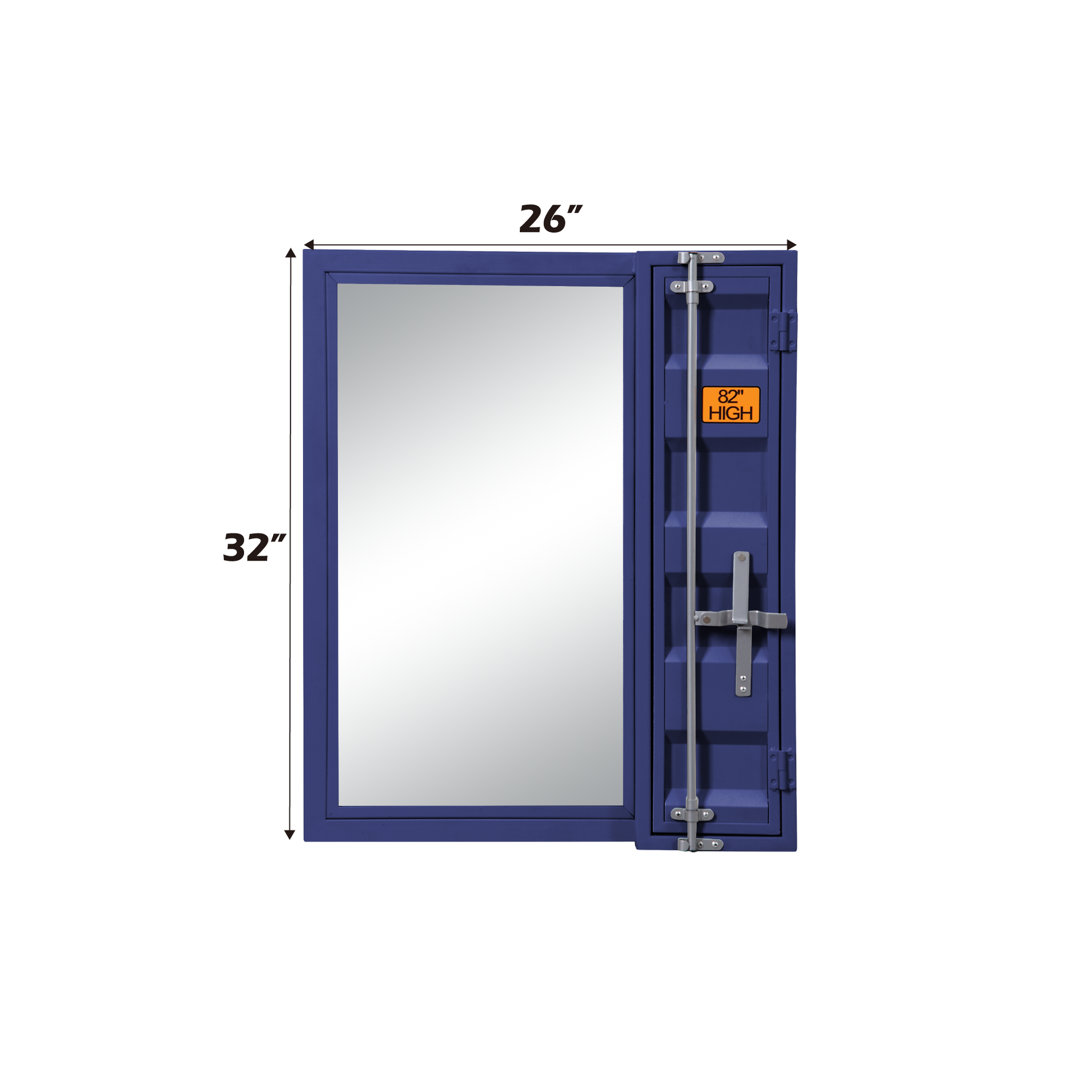 Cargo Blue Finish Vanity Mirror