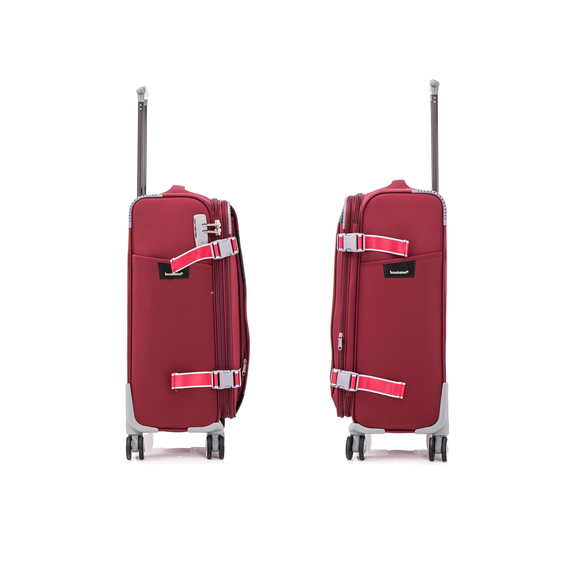 Softside Upright Luggage Set , Lightweight,4-Piece (20//24/28/32)