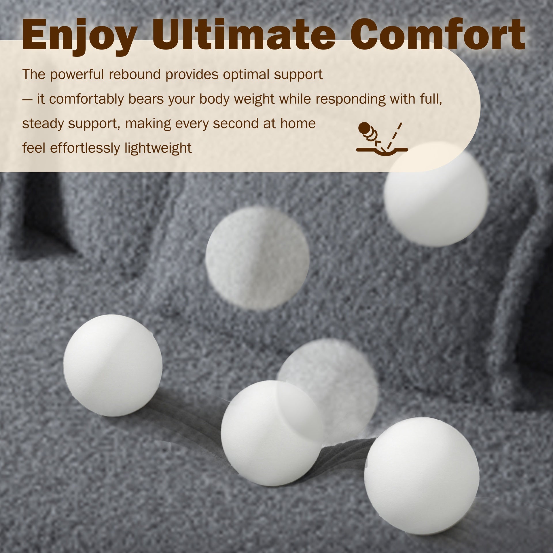 Modern Floor Sofa with 2 Pillows,Convertible Teddy Fabric Foam-Filled Sleeper Sofa Bed,15" Twin Size Folding Mattress for Living Room,Guest Bed,Playroom,no assembly required,Dark Grey