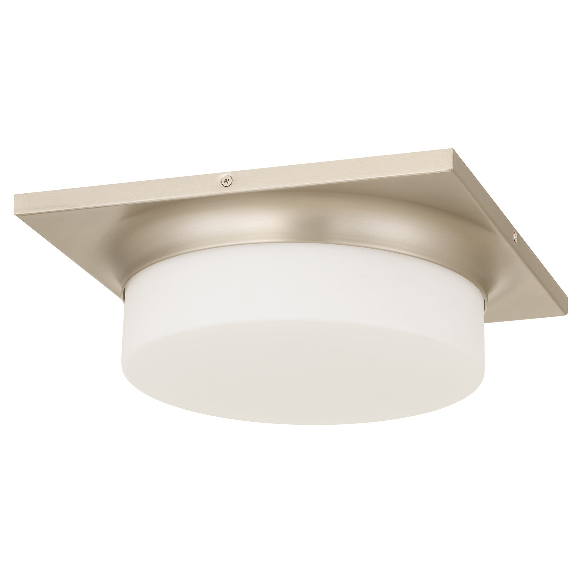 13-in Brushed Nickel LED Flush Mount
