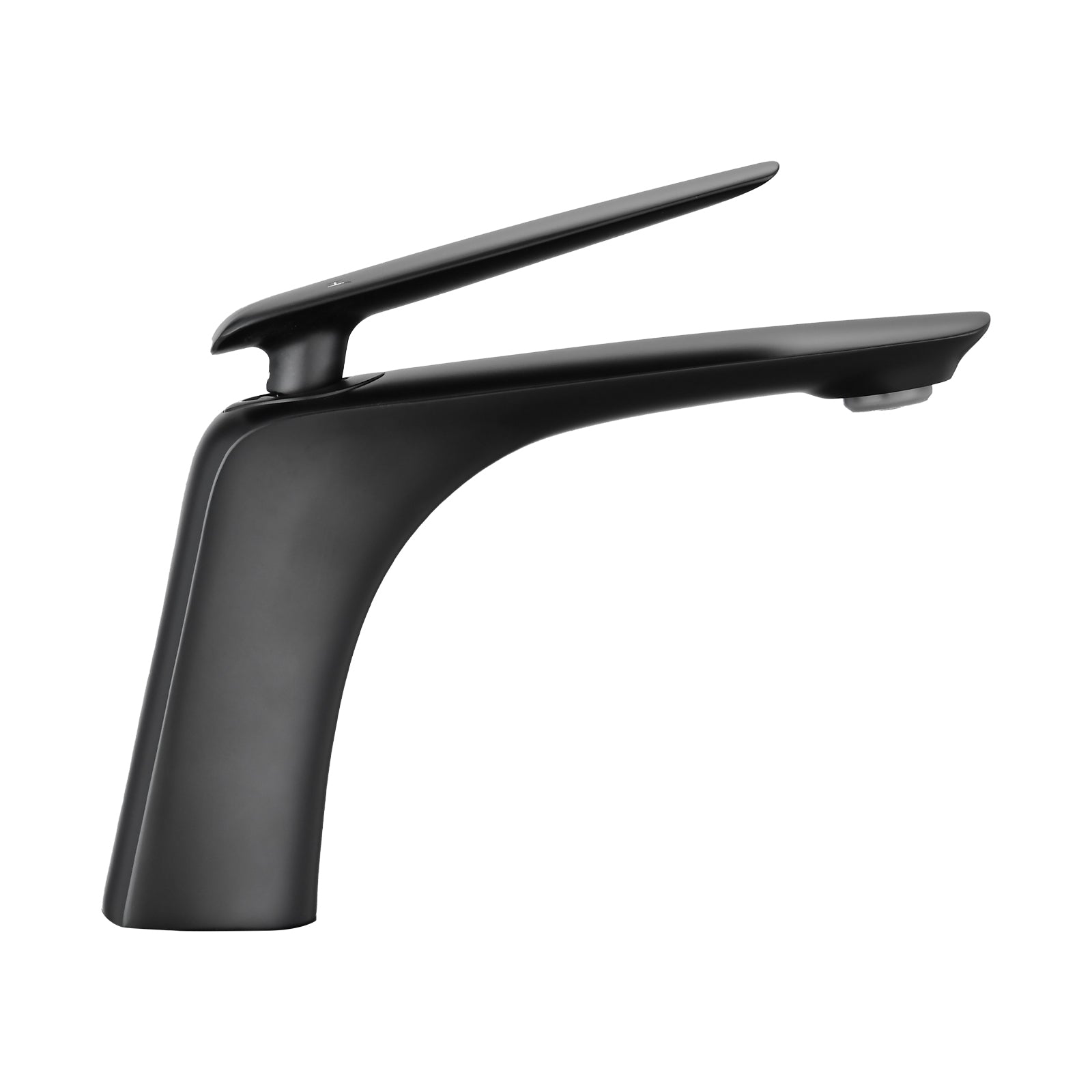 Single Hole Bathroom Sink Faucet with Pop Up Drain and Water Supply Hose, Single Handle Bathroom faucet