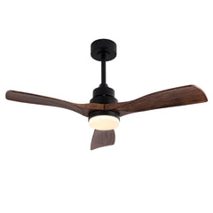 Hot sales 42 Inch Ceiling Fans with Lights and Remote, Black Ceiling Fan for Patios with Light 3 Blades Modern Ceiling Fan Noiseless Reversible DC Motor,  Ceiling Fan for Farmhouse