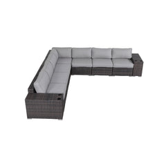 Complete Outdoor Lounge Set with Cushions – No Assembly Required