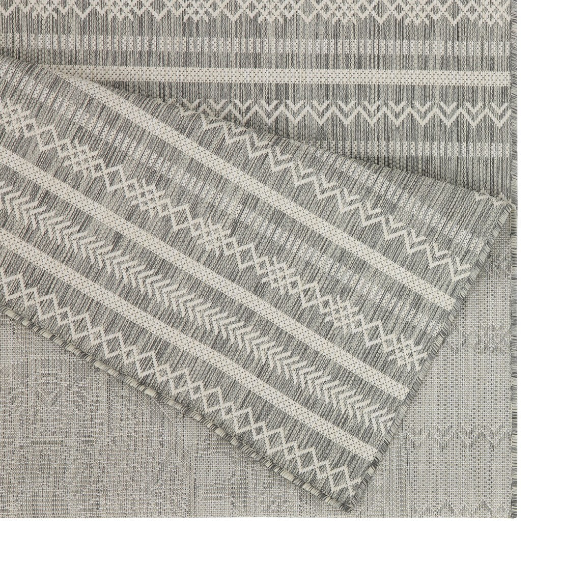 Sunshine GC_HAR2018 Silver 2 ft. 7 in. x 7 ft. 3 in. Indoor/Outdoor Area Rug