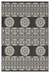 Sunshine GC_HAR2023 Anthracite 7 ft. 10 in. x 10 ft. 3 in. Indoor/Outdoor Area Rug