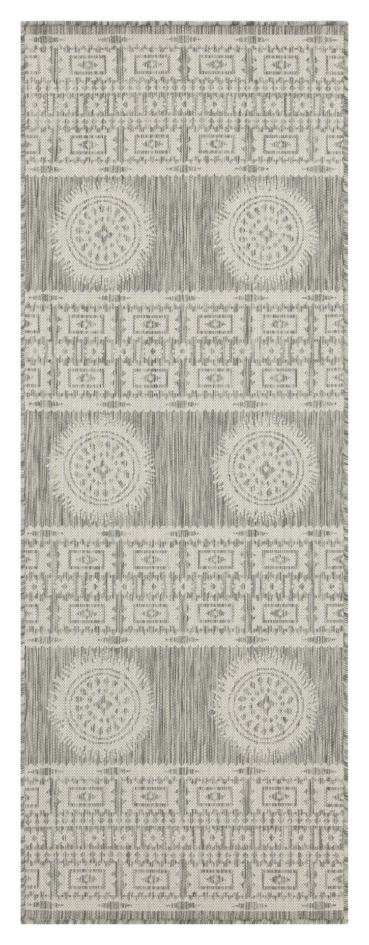 Sunshine GC_HAR2024 Silver 5 ft. 3 in. x 7 ft. 3 in. Indoor/Outdoor Area Rug
