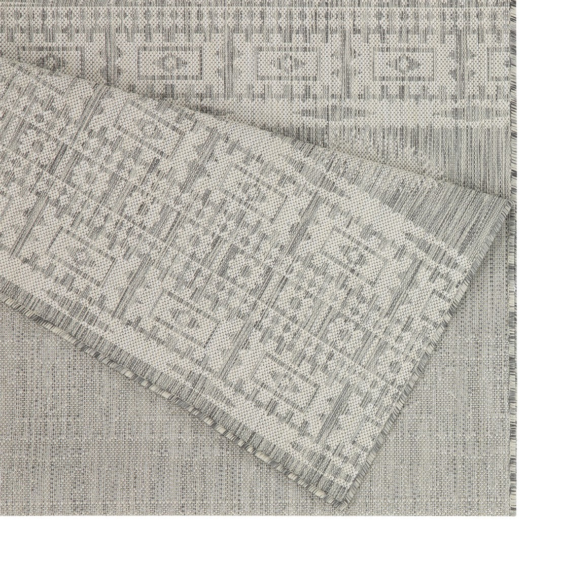 Sunshine GC_HAR2024 Silver 5 ft. 3 in. x 7 ft. 3 in. Indoor/Outdoor Area Rug