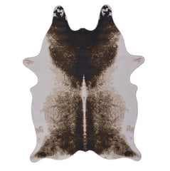 Hide GC_CHD1002 Brown 5 ft. x 7 ft. Area Rug