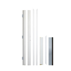 36 x 80 Textured Finished Fiberglass Door with Brickmould, Double-sided Frosted Glass Modern Style for Home's Front Door, 4-9/16 Vinyl Frame, Right Hand Inswing Black Knock-Down Door With Metal Strip