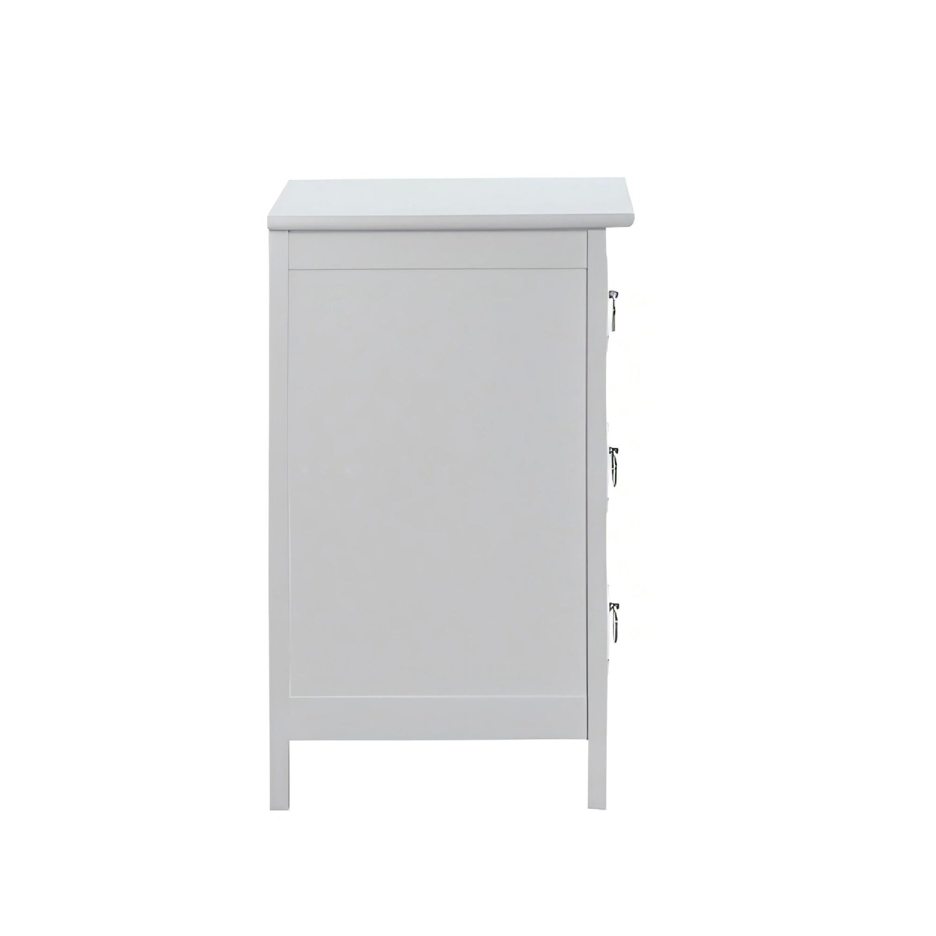 Daniel G0090-N  3 Drawer Nightstand  White