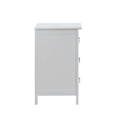 Daniel G0090-N  3 Drawer Nightstand  White