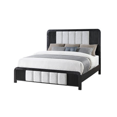 Beverly Black and White King Bed