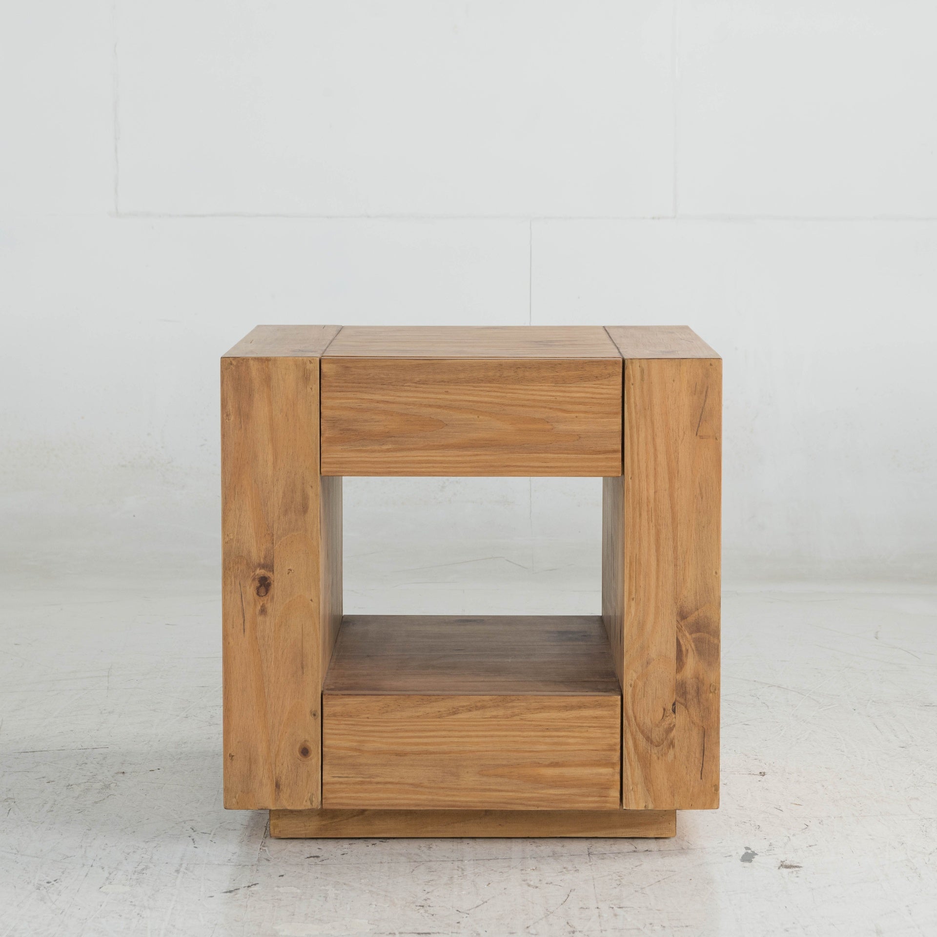 Harlan Oak Finish End Table