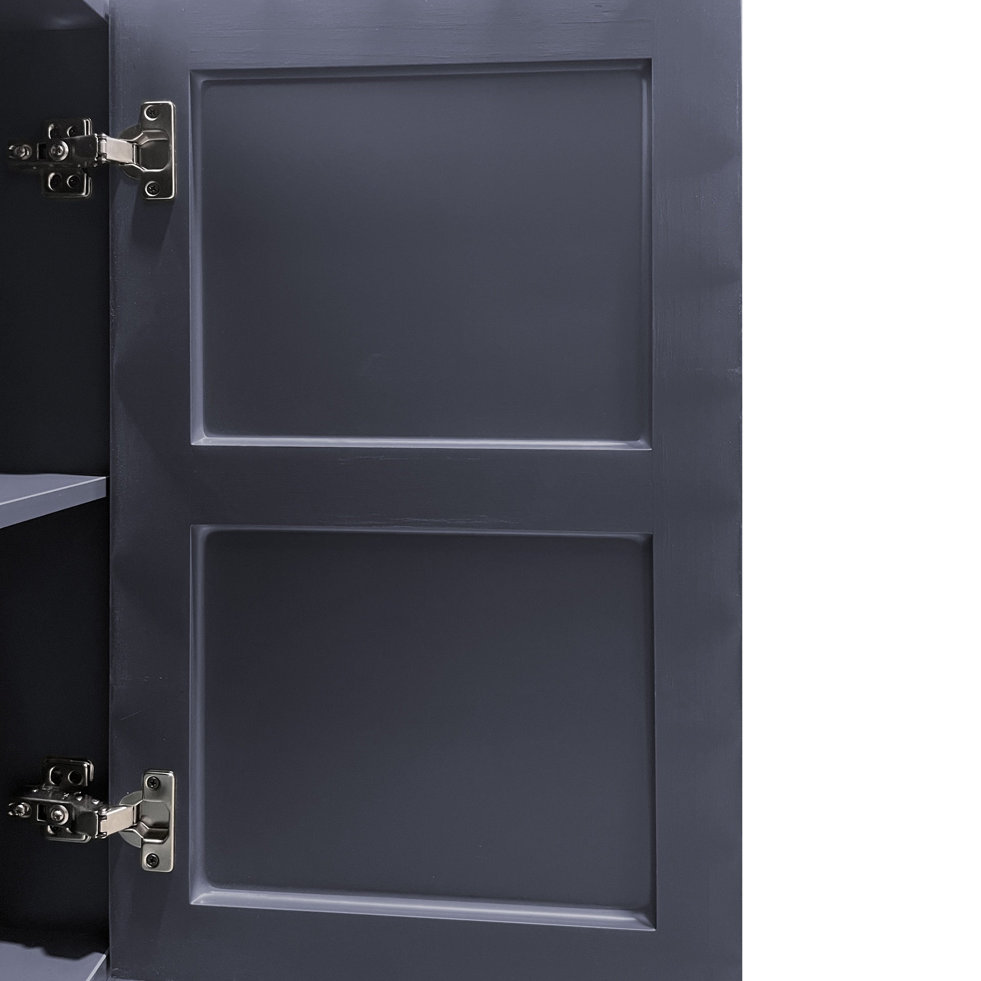 Buffet Cabinet with Storage ,4 Doors Modern Accent Storage Sideboard,Luxurious Floor Cabinet Buffet with Freestanding Anti Dumping for Kitchen, Living Room, 59" Wide Rectangular Sideboard (Navy Blue)