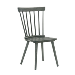 [Set of 2] Rustic Farmhouse Dining Chairs, Solid Wood Side Chairs for Kitchen & Dining Room, Easy Assembly