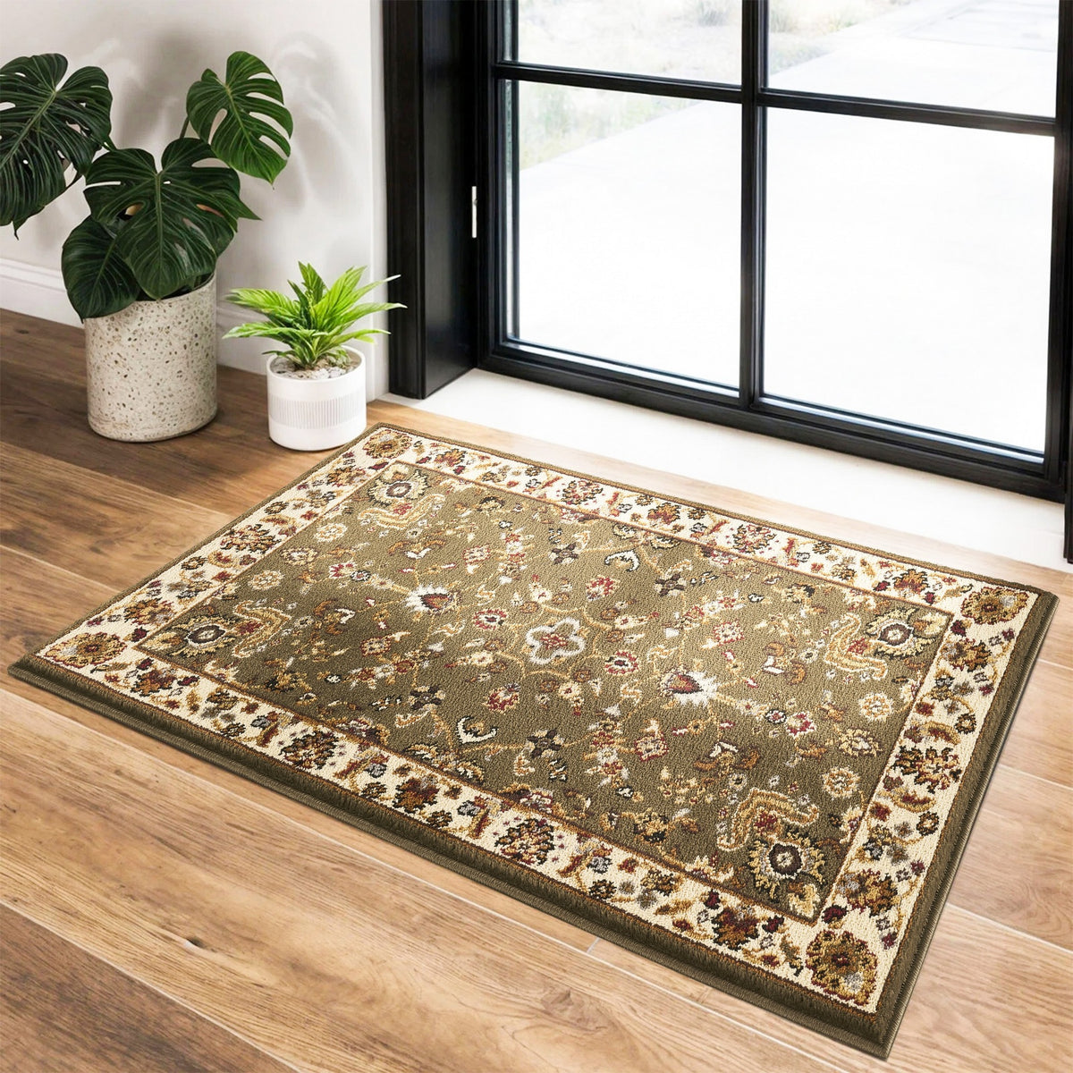 Classic GC_VIN5008 Green 2 ft. x 3 ft. Area Rug