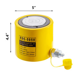 50T 2" Stroke Single Acting Hydraulic Cylinder Jack Ram