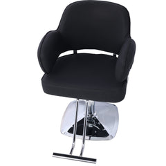 Salon Styling Chair for Hair Stylist Wide Seat,   Hair Salon Chair Heavy Duty, Beauty Spa Cosmetology Shampoo Hairdressing Eq,black,square base