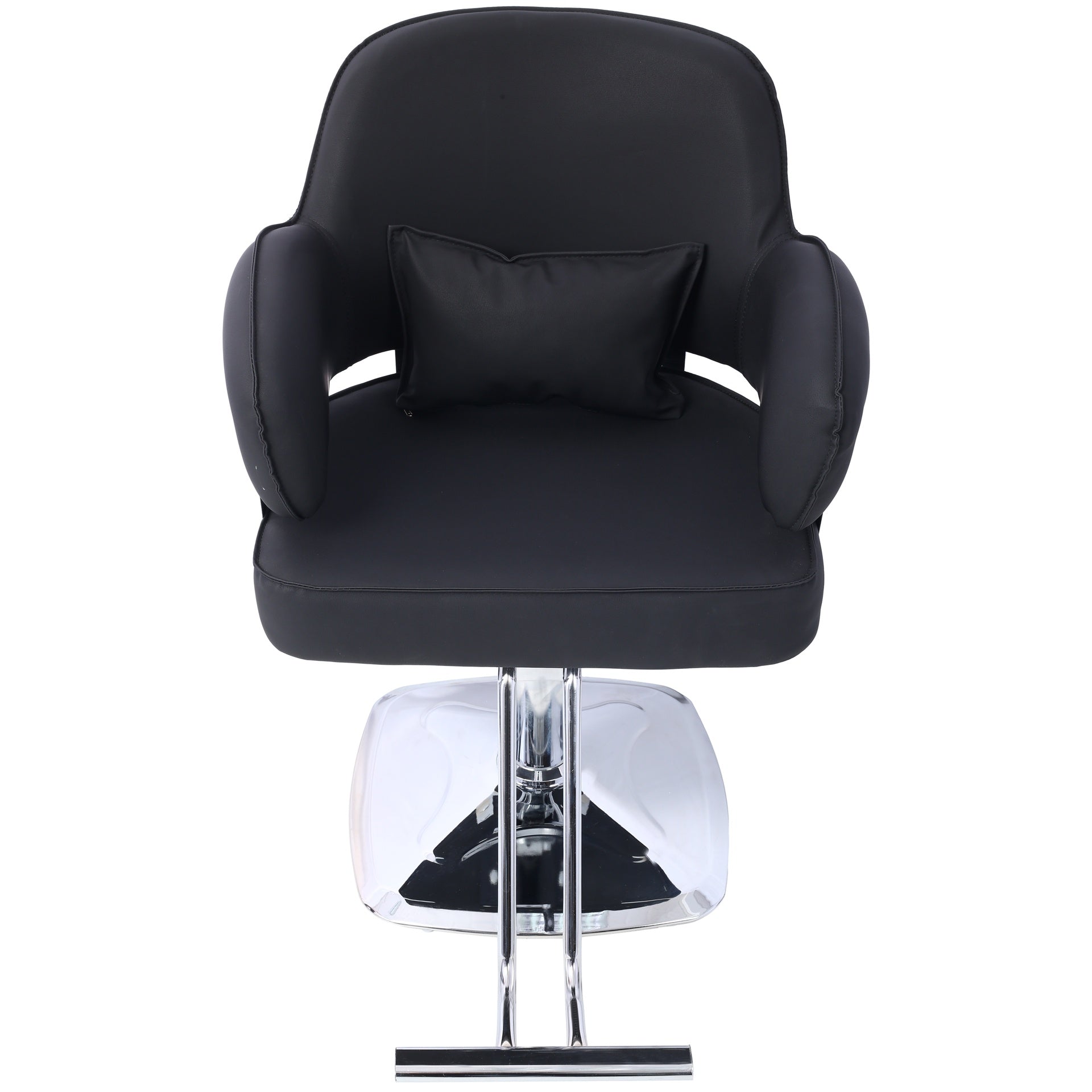 Salon Styling Chair for Hair Stylist Wide Seat,   Hair Salon Chair Heavy Duty, Beauty Spa Cosmetology Shampoo Hairdressing Eq,black,square base