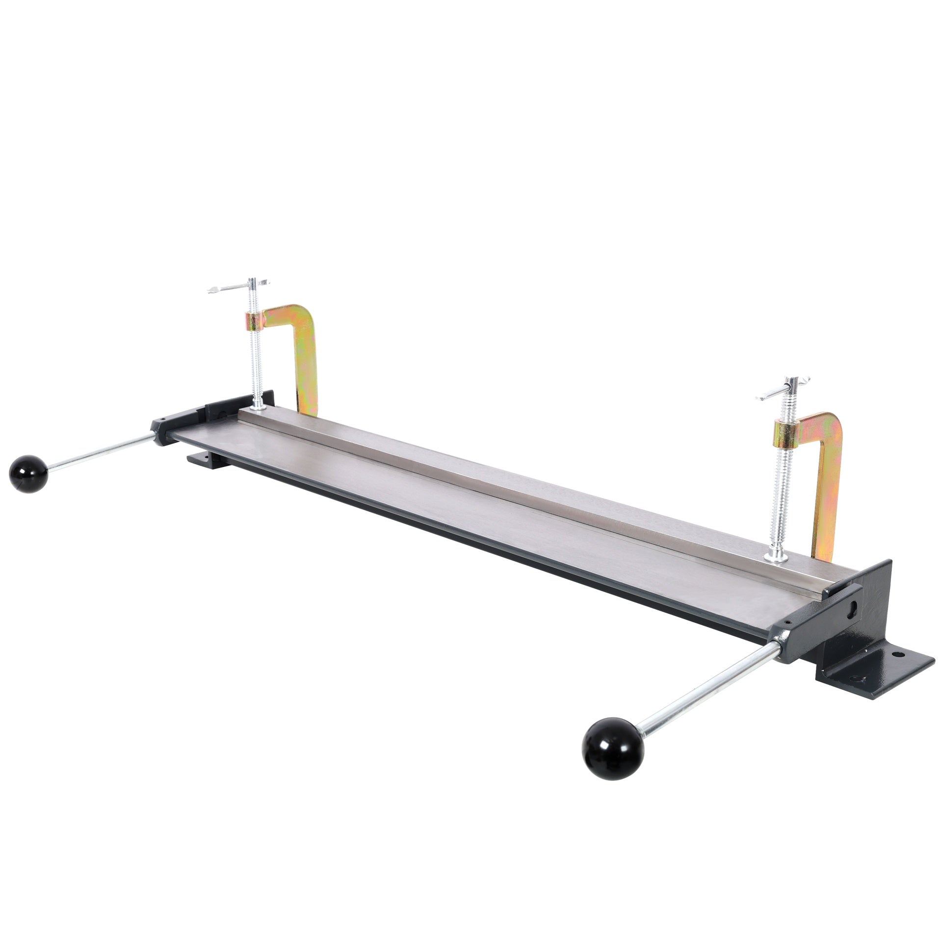 30" Sheet Metal Brake with 2pcs C-Shaped Clamps ,Bending Brake,Portable Metal Brake Bender,0 to 90° Bends,Adjustable Angle Bending Break