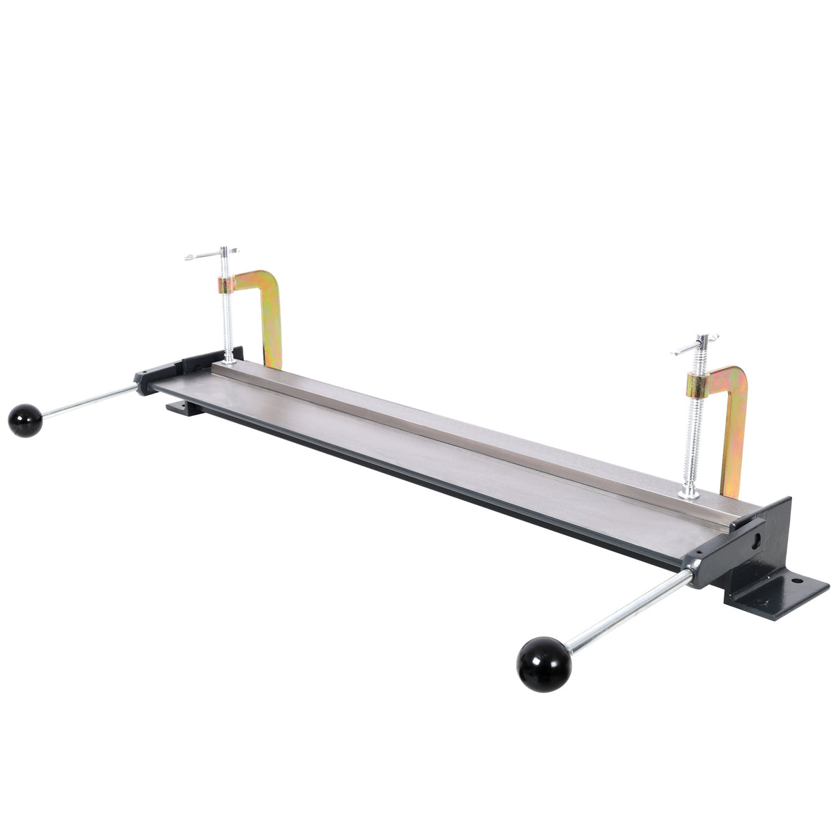 30" Sheet Metal Brake with 2pcs C-Shaped Clamps ,Bending Brake,Portable Metal Brake Bender,0 to 90° Bends,Adjustable Angle Bending Break