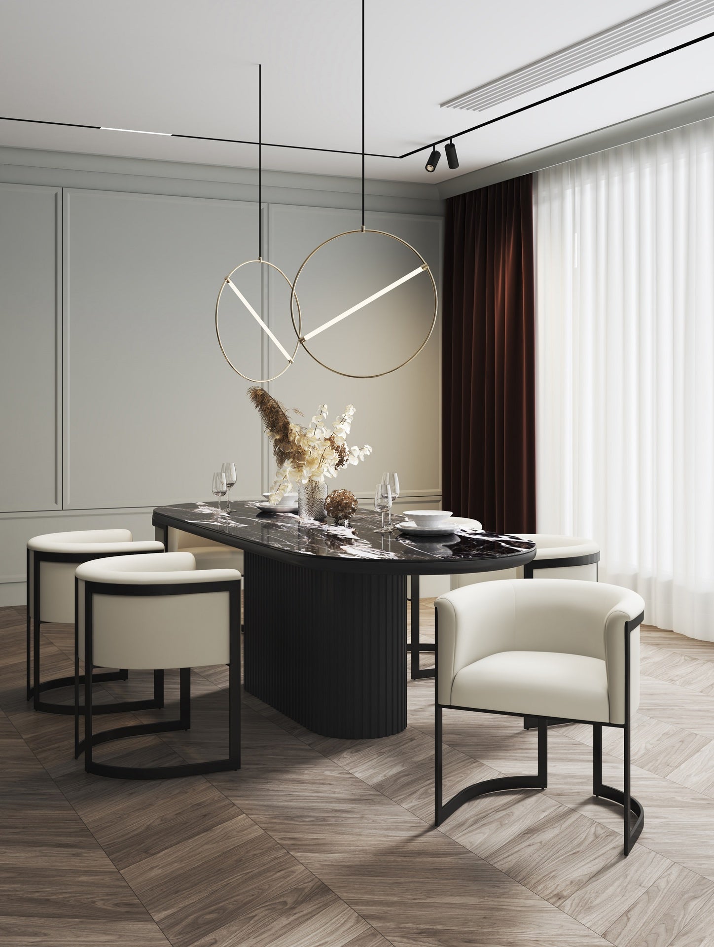 Dining Chair in Cream
