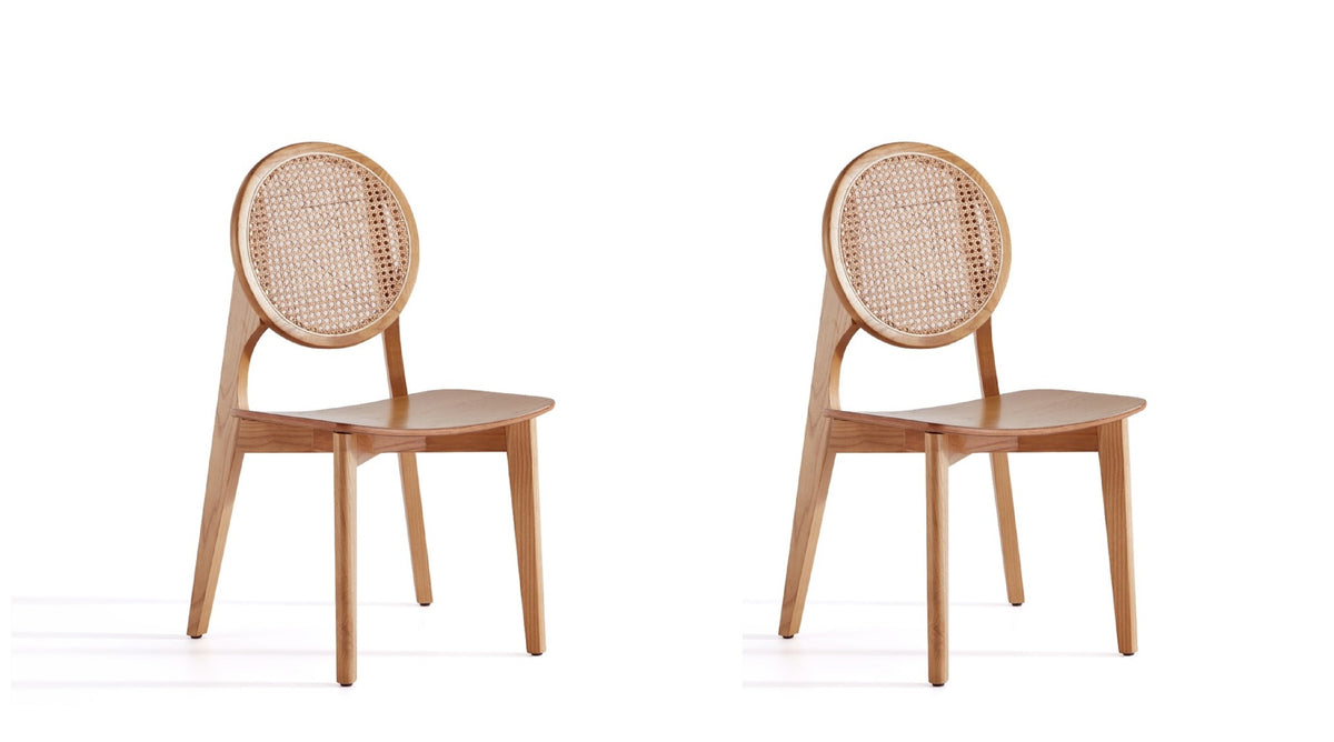 Dining Chair - Set of 2 in Natural