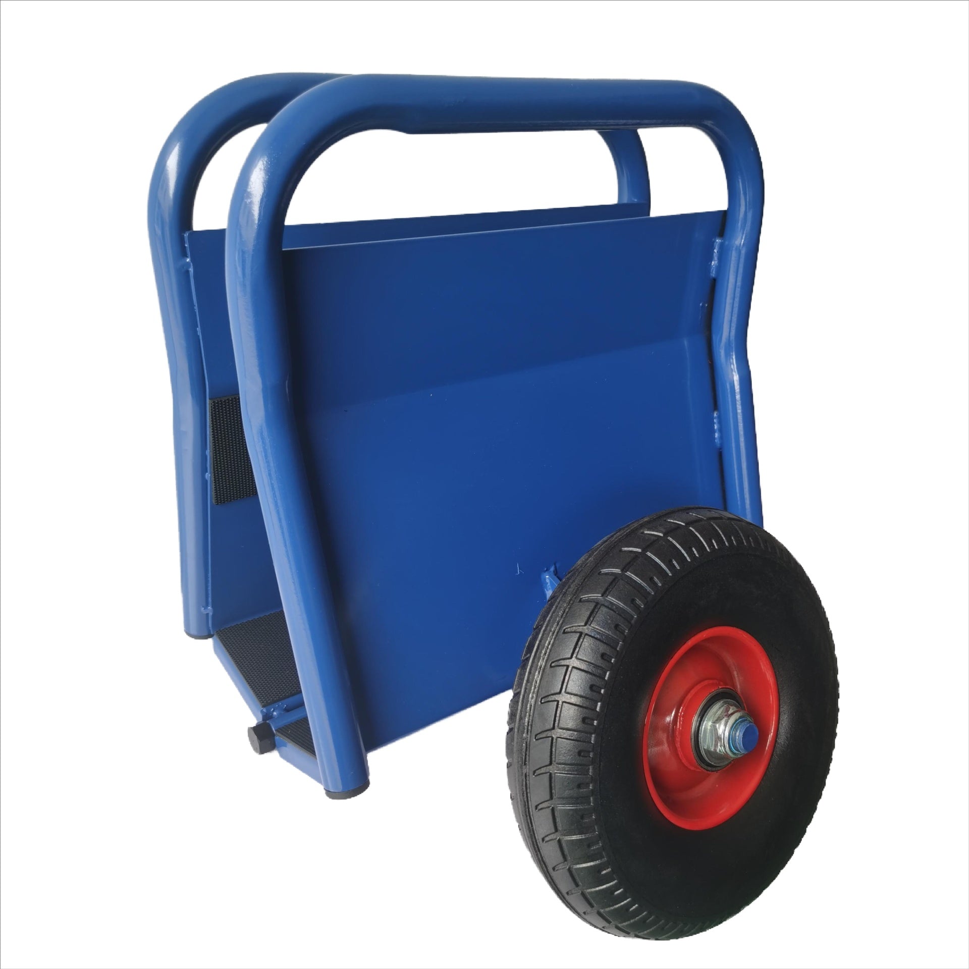 Heavy Duty Panel Dolly, Slab Dolly, Two Nice Handles, 10" Solid Rubber Tires, Super Weight 1000 LBS, All-Terrain Movement for Heavy Drywall Sheet & Door Material (Blue)