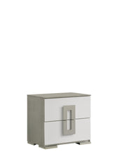 Olivia Contemporary Style 2-Drawer Night stand Made with Wood in White  same as B009P241738 (CA inventory)