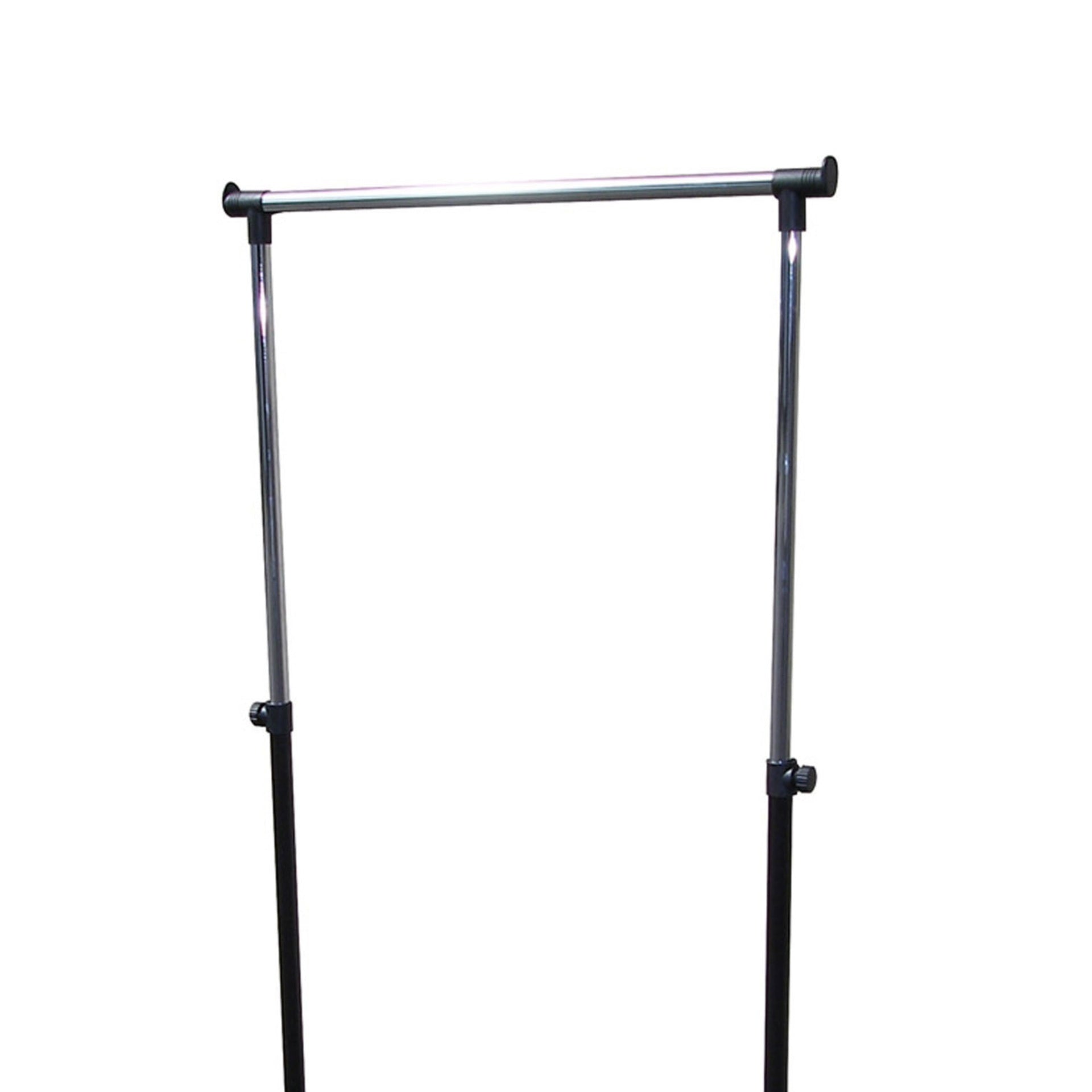 66" Tall Metal Coat Rack with Black finish