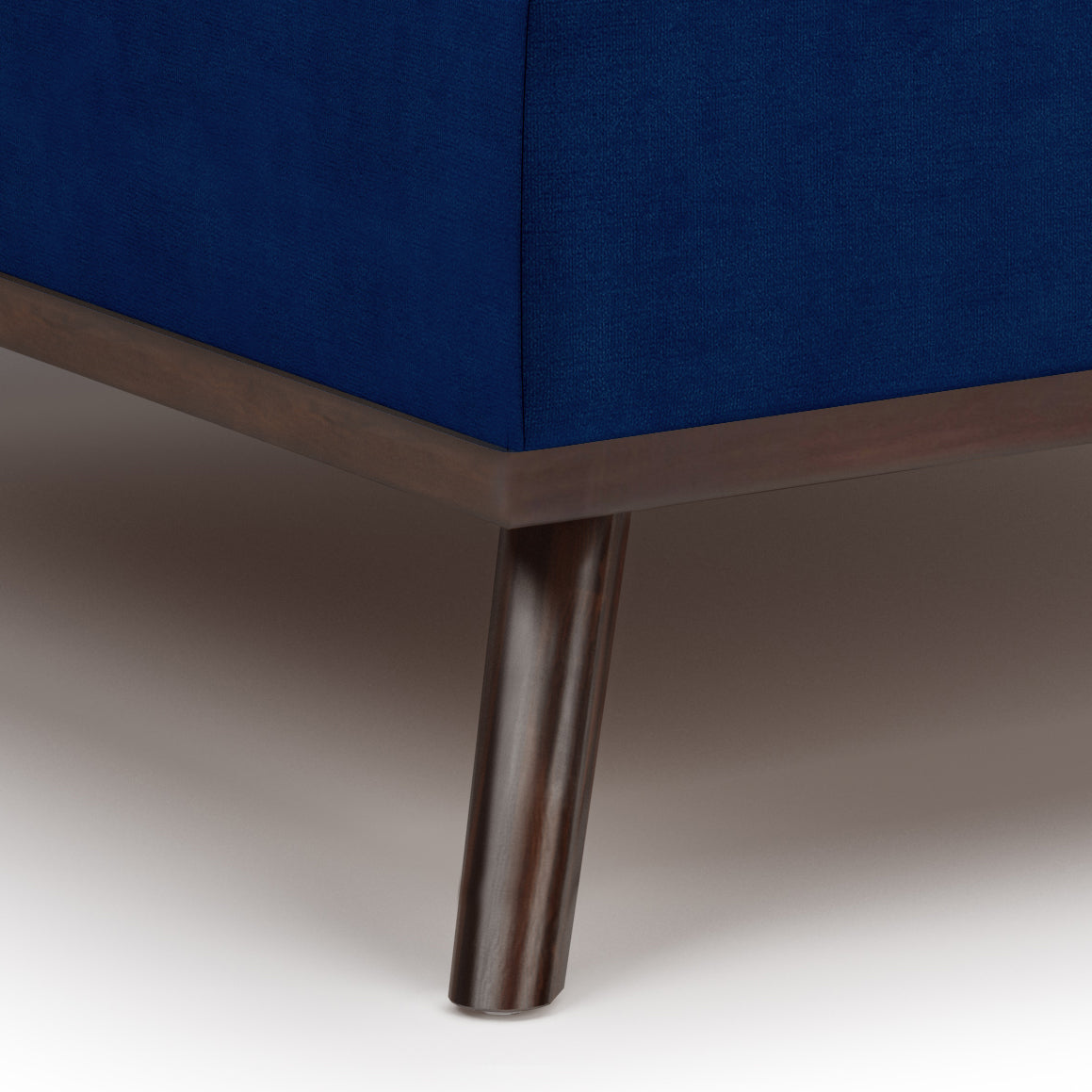 Owen - Square Coffee Table Storage Ottoman - Blue